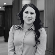 Gabriela Caceres bw headshot